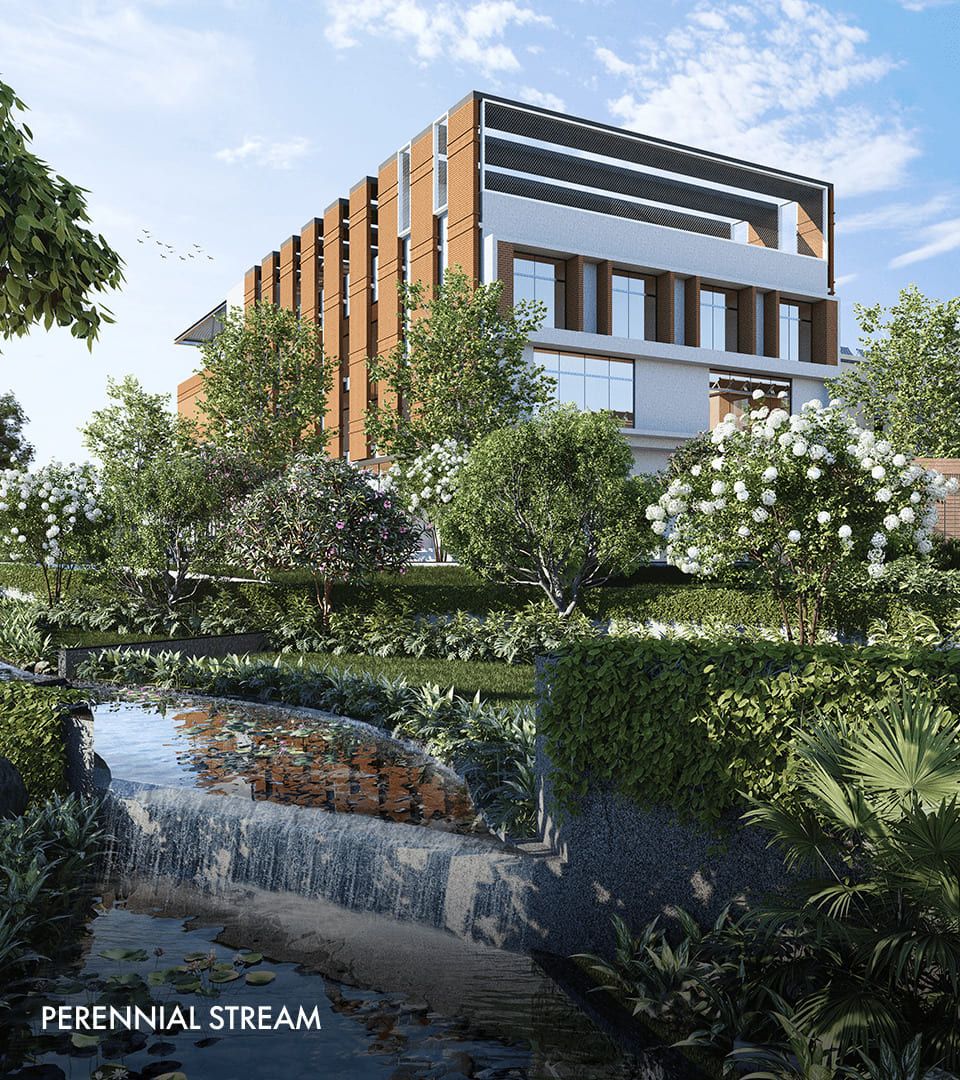Luxury villas for sale in Bangalore — Perennial stream at Urbanrise Paradise on Earth